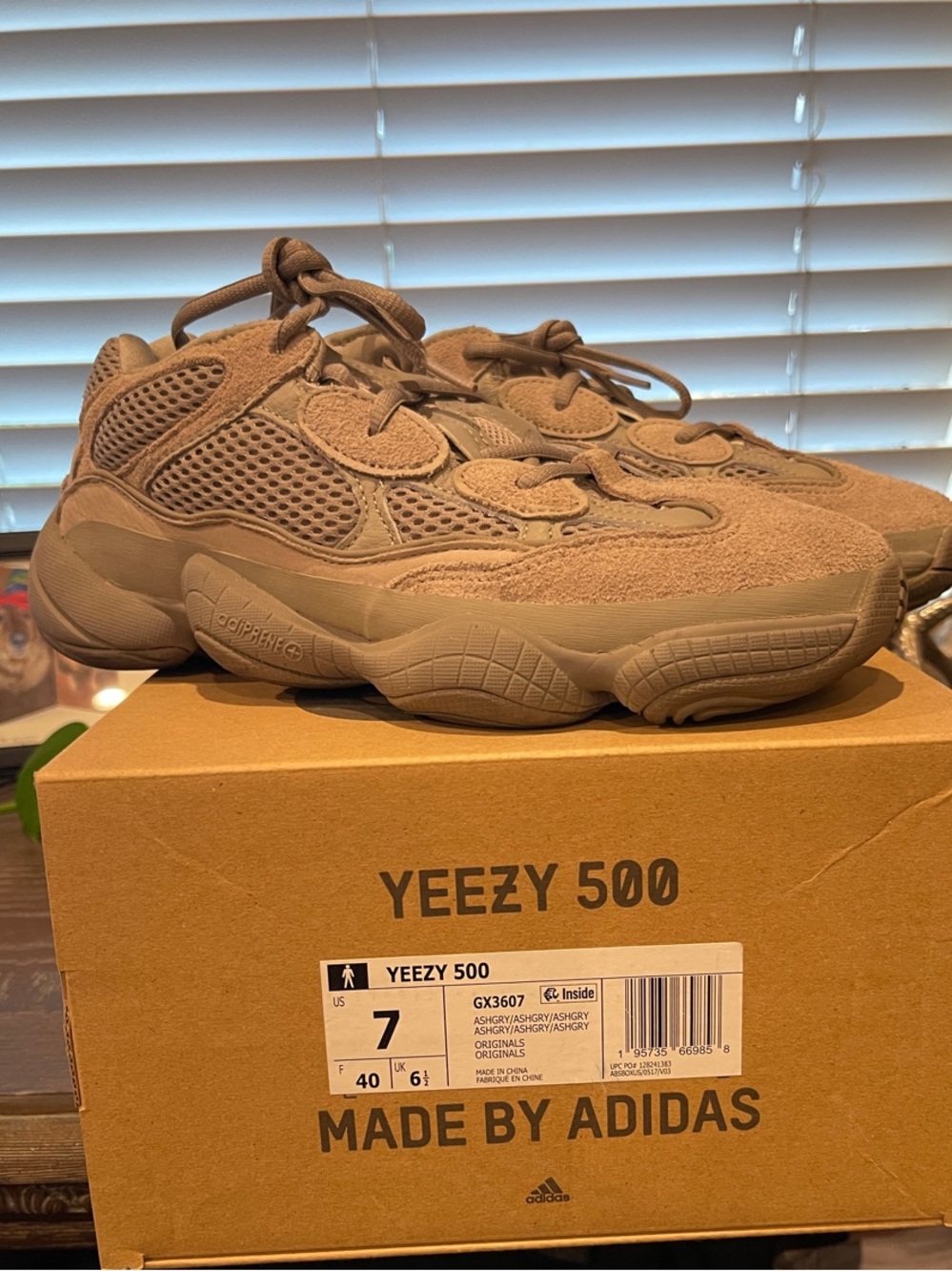 adidas Men Yeezy 500 – Taupe Brown